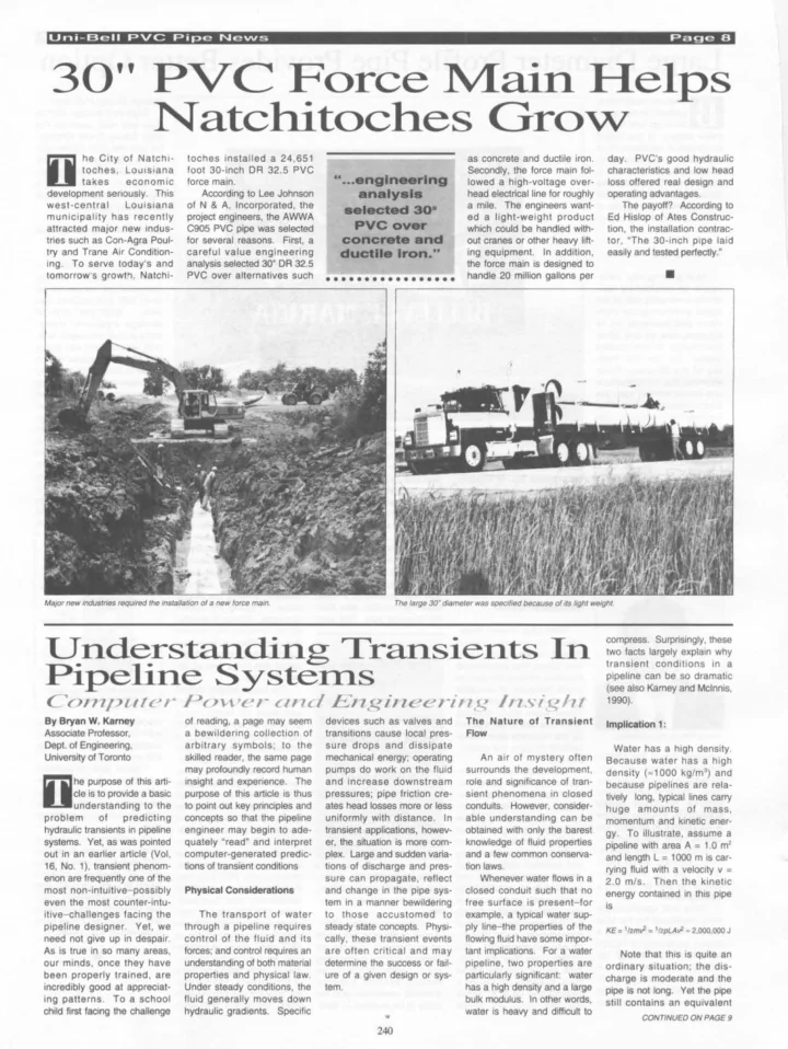 PPT 30inchpvcforcemainhelpsnatchitochesgrow PowerPoint