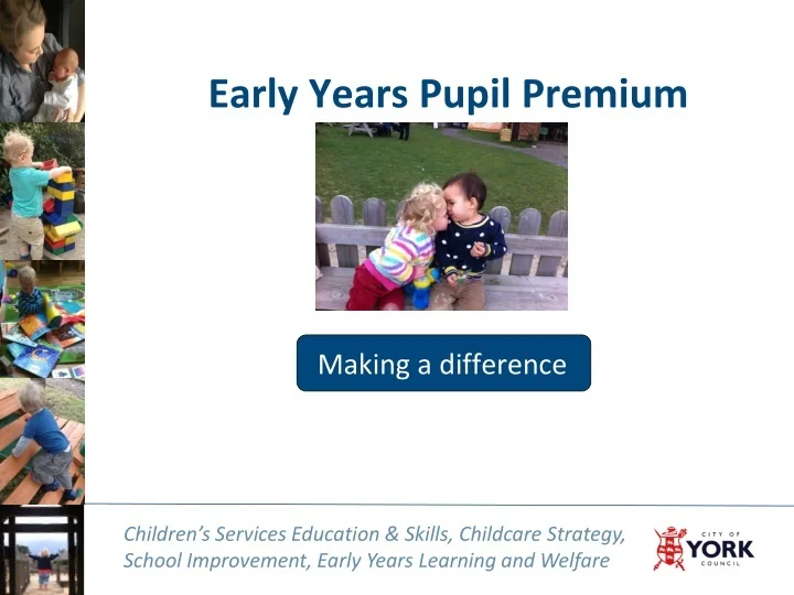 PPT Early Years Pupil Premium PowerPoint Presentation, free download