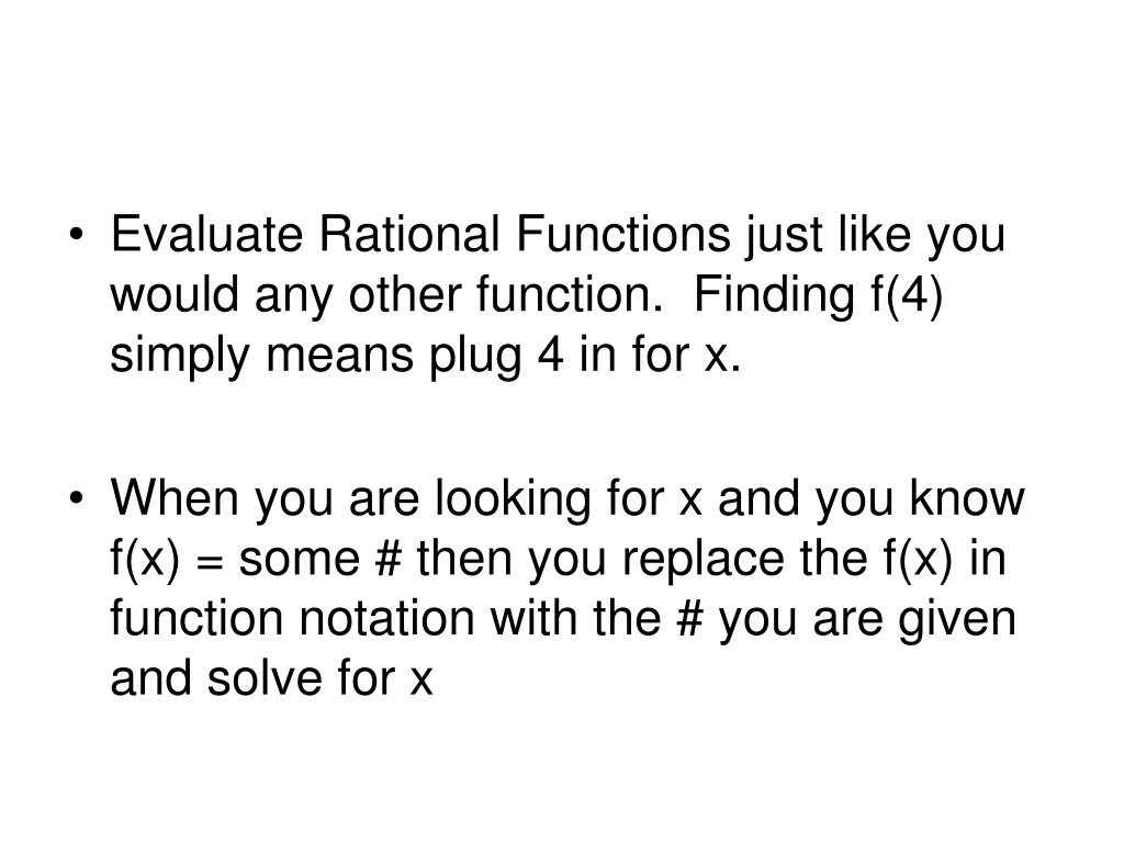 Ppt Lesson 2 7 Graphing Rational Functions Powerpoint Presentation