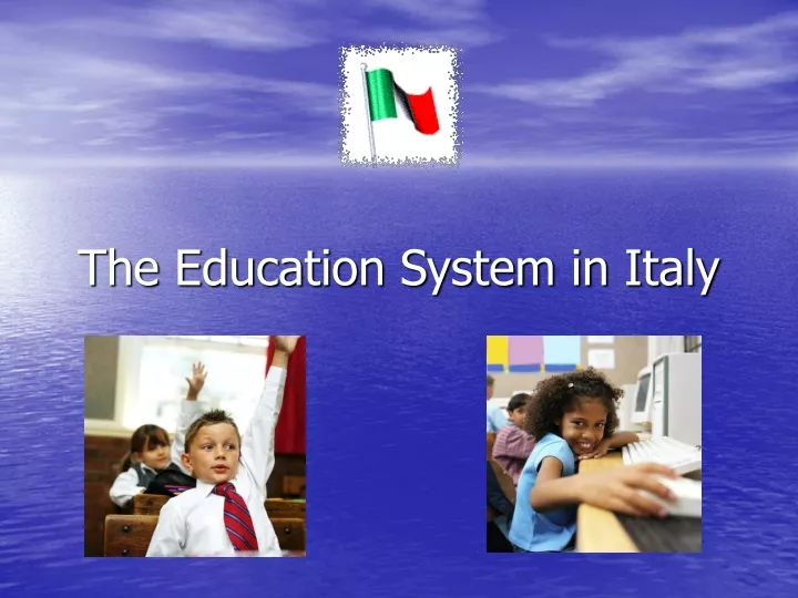 education system in italy presentation