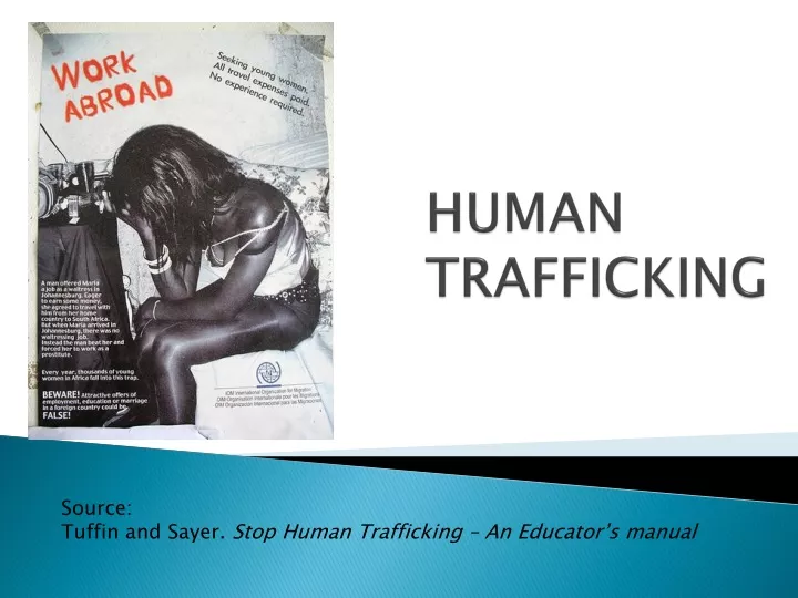 Ppt Human Trafficking Powerpoint Presentation Free Download Id 9268841