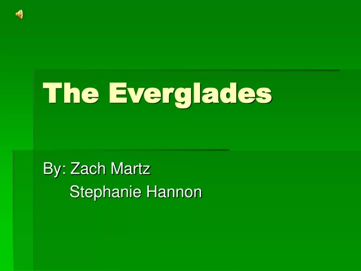 the everglades n.