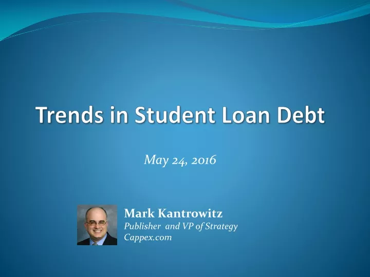 trends in student loan debt n.