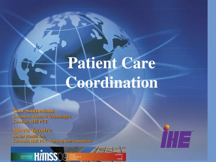 patient care coordination n.