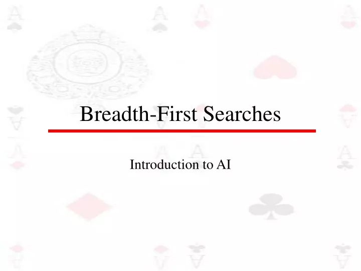 breadth first searches n.
