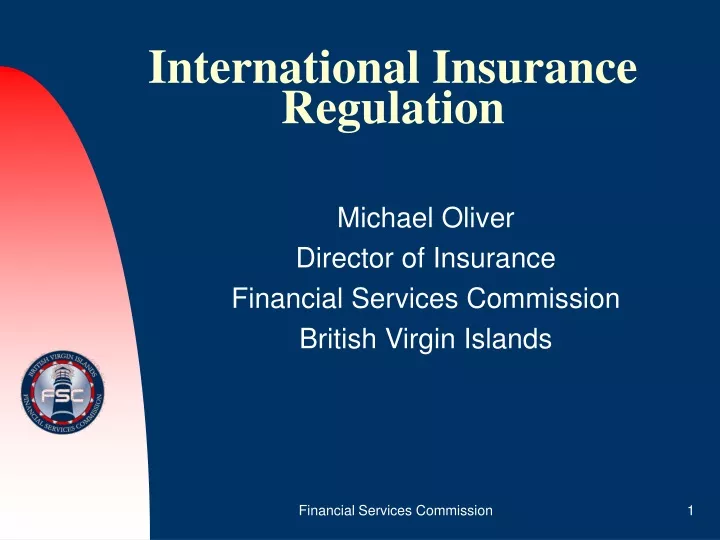 international insurance regulation n.