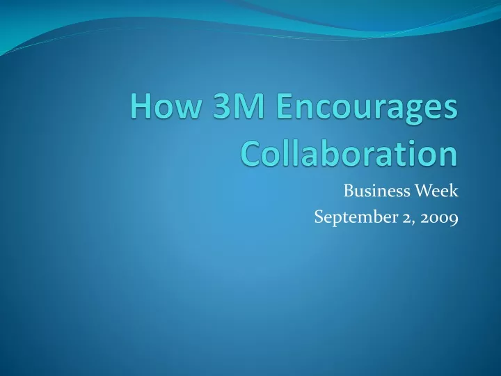 3m powerpoint presentation