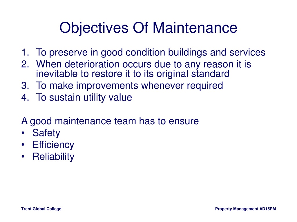 PPT Repair And Maintenance PowerPoint Presentation Free Download 