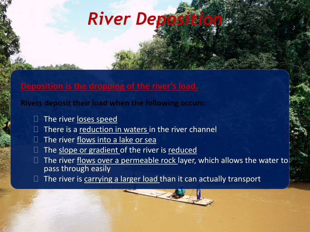 Ppt Fluvial Processes Patterns And Landforms Powerpoint Presentation Id9275627 3473