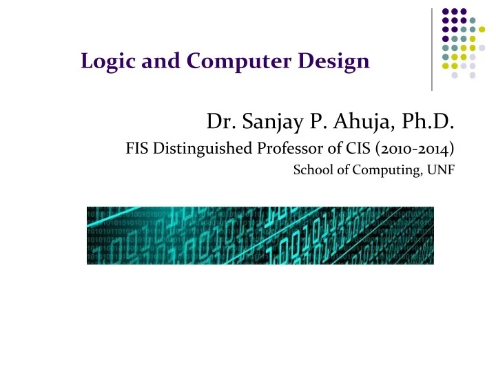 PPT - Logic and Computer Design PowerPoint Presentation, free download ...