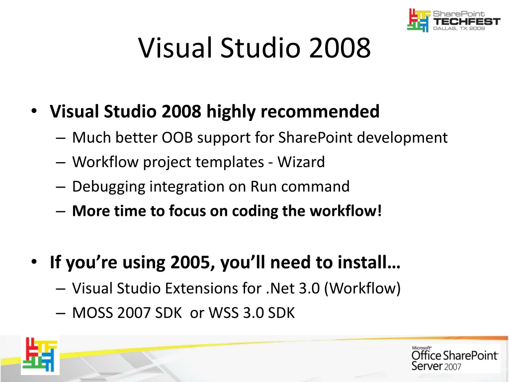 PPT - SharePoint Workflows With Visual Studio PowerPoint Presentation ...