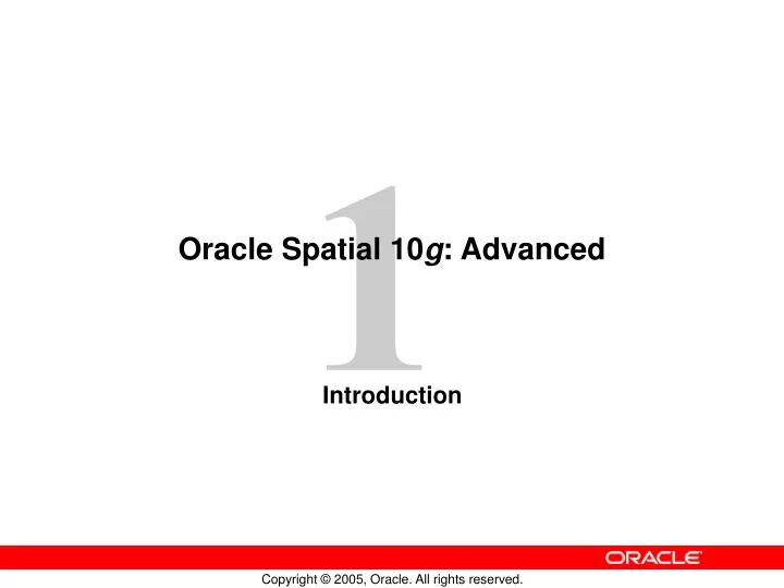 Oracle spatial что это