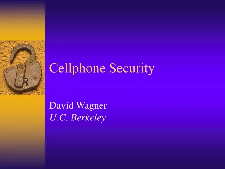 cellphone security n.
