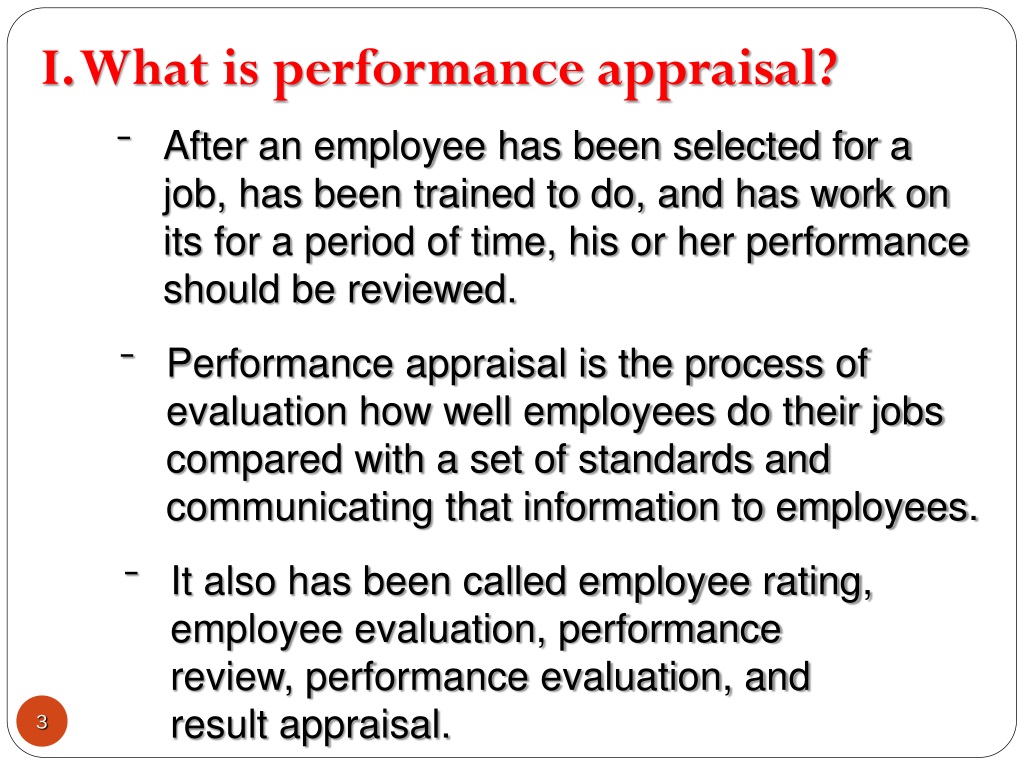 PPT - PERFORMANCE APPRAISALS PowerPoint Presentation, Free Download ...