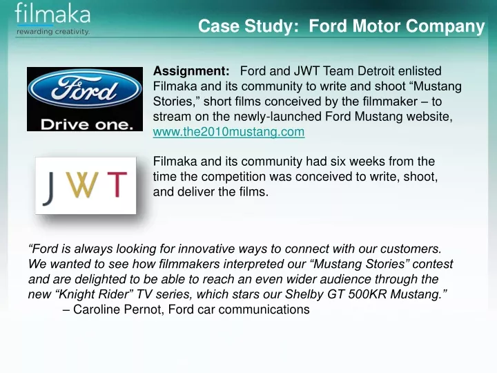 case study on ford motor company