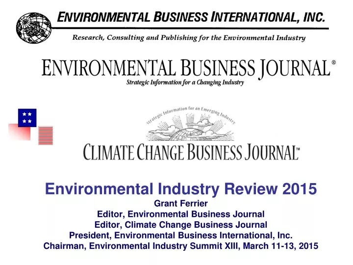 environmental industry review 2015 grant ferrier n.
