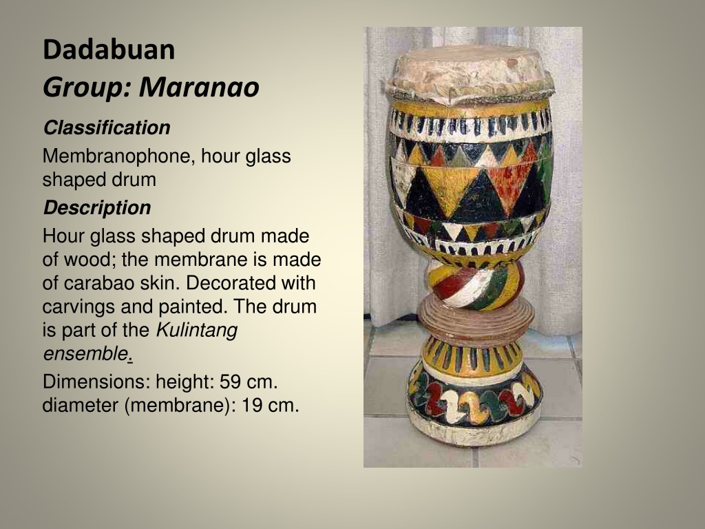 INSTRUMENTO MUSICAL ÉTNICO FILIPINOINSTRUMENTO MUSICAL ÉTNICO FILIPINO  