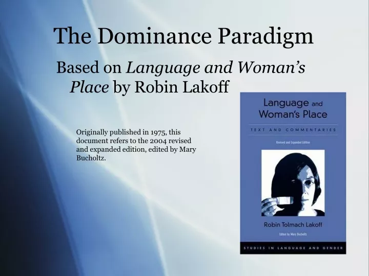 Language and Woman