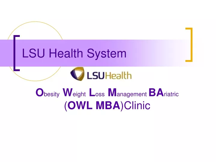 lsu health system n.
