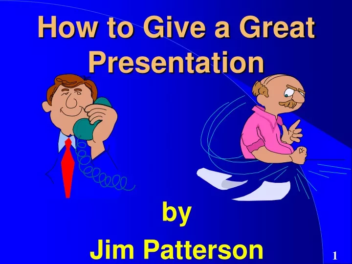 how to give a great presentation n.