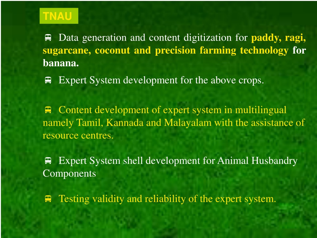 PPT - Development of Expert System for Agriculture & Animal Husbandry  PowerPoint Presentation - ID:9294666