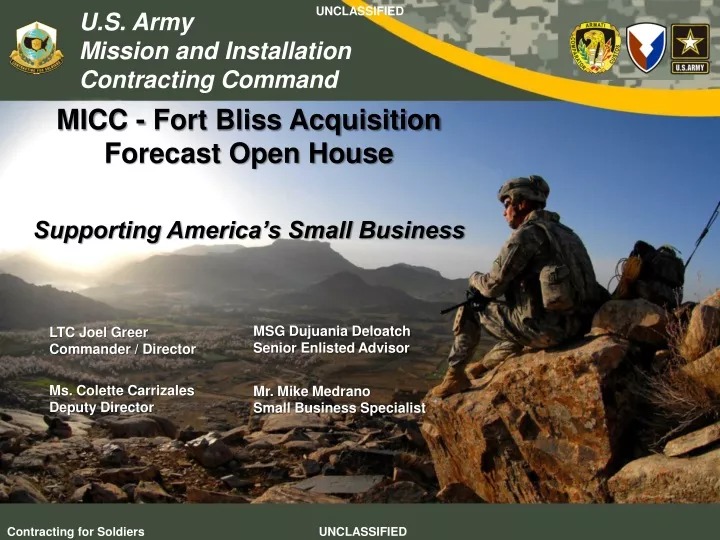 PPT - MICC - Fort Bliss Acquisition Forecast Open House Supporting ...