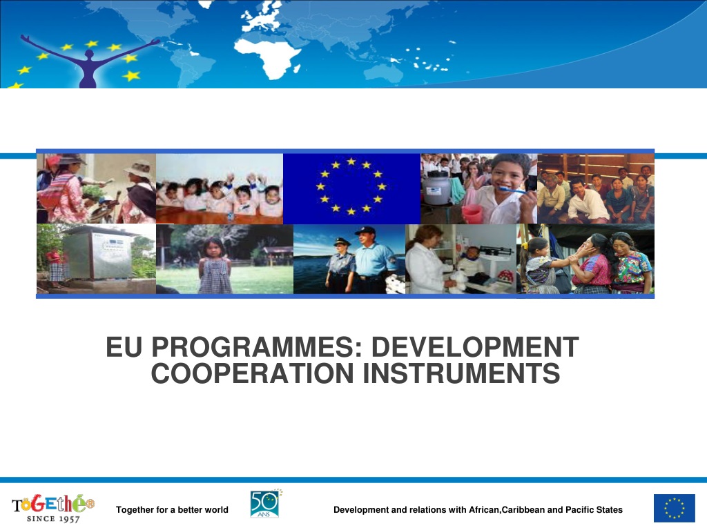 PPT EU PROGRAMMES DEVELOPMENT COOPERATION INSTRUMENTS PowerPoint