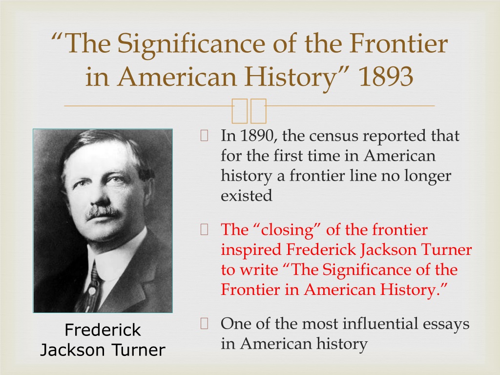 frontier thesis us history