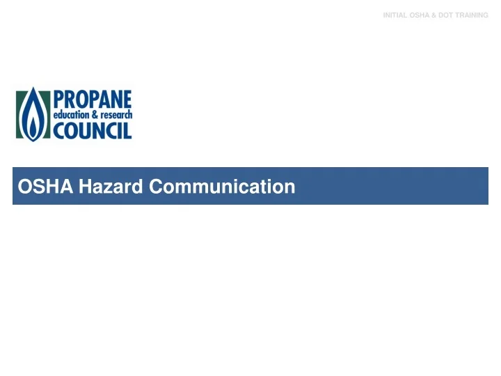 PPT - OSHA Hazard Communication PowerPoint Presentation, free download ...