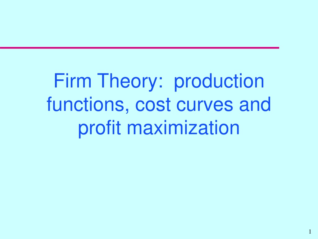 functions of firm