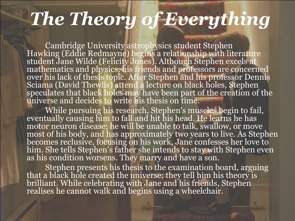 theory of everything thesis