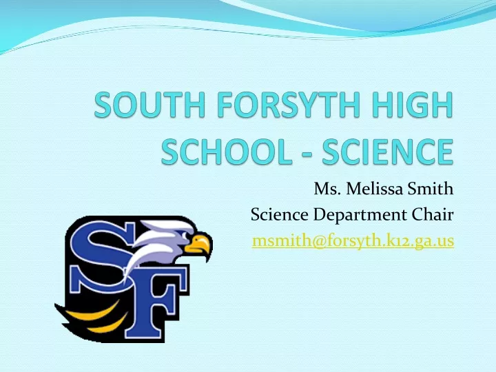 south forsyth high school science n.