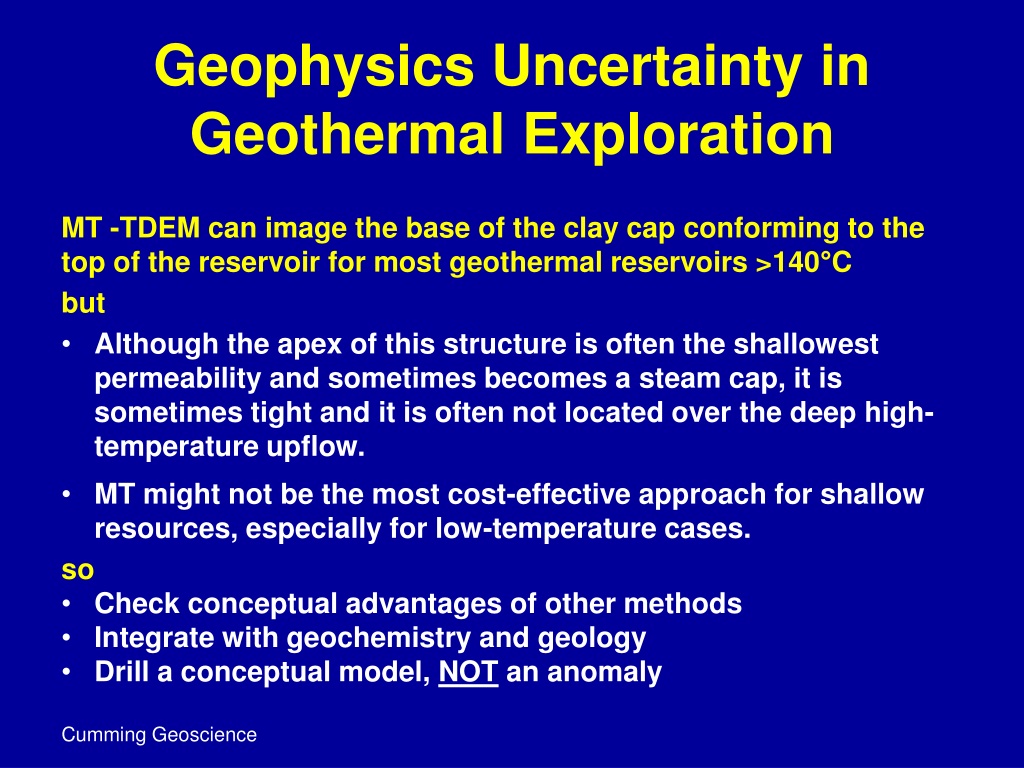 PPT - Geophysical Exploration For Geothermal Resources PowerPoint ...