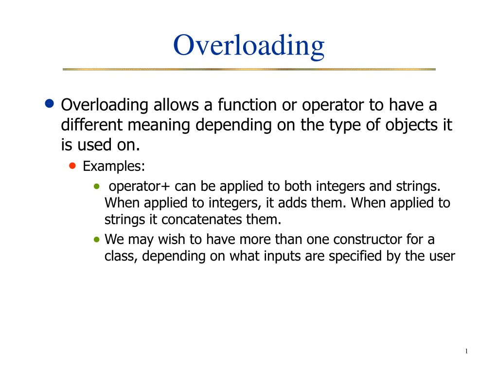 Solved Overload this method so that the overloaded method