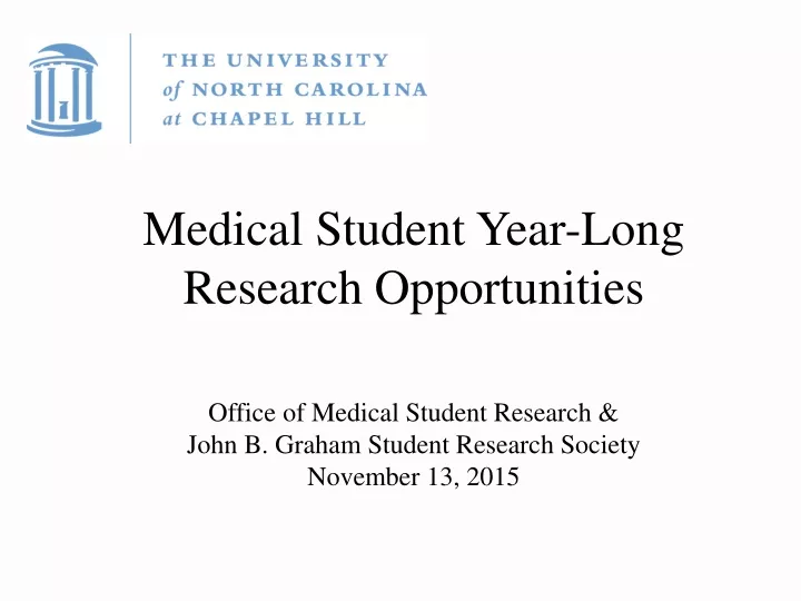 medical student research year