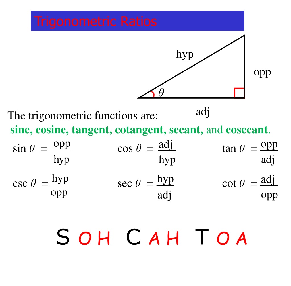 Ppt Right Triangle Trigonometry Powerpoint Presentation Free Download Id9303647 4834