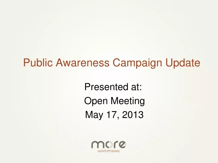 presented at open meeting may 17 2013 n.