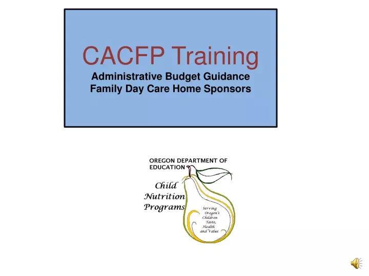 cacfp budget workbook
