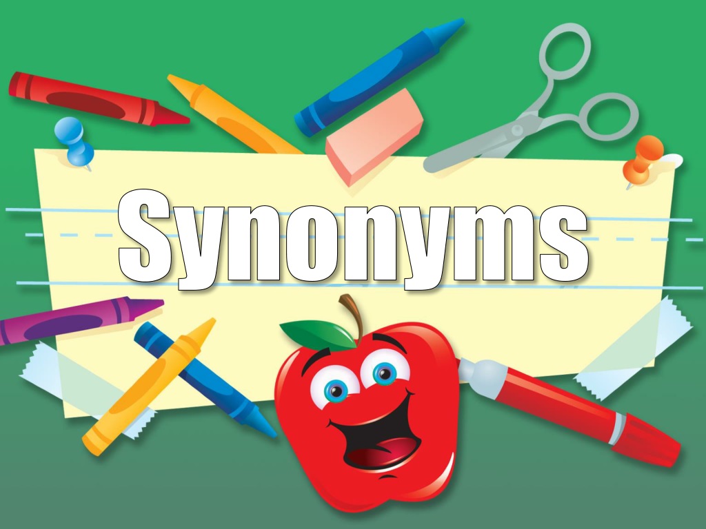 synonyms presentation pdf