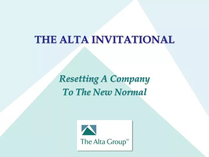 the alta invitational n.