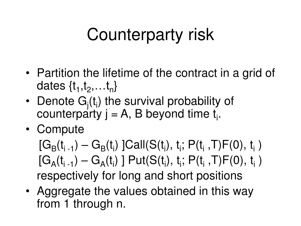 counterparty risk management policy