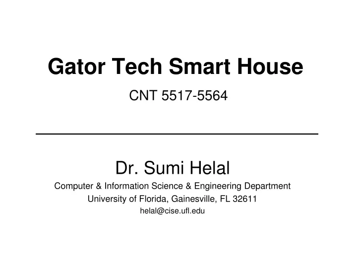 gator tech smart house cnt 5517 5564 n.