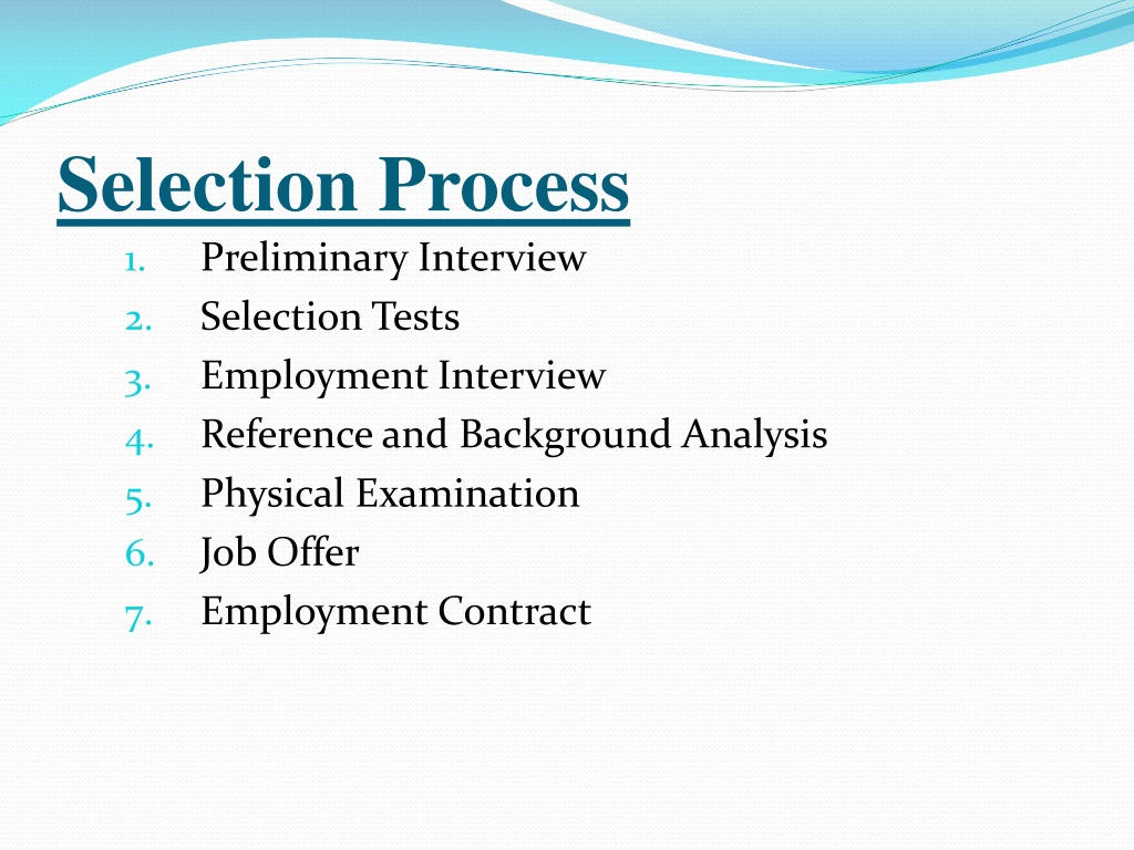 PPT - RECRUITMENT, SELECTION, PROCESS, METHODS AND STEPS, PowerPoint ...