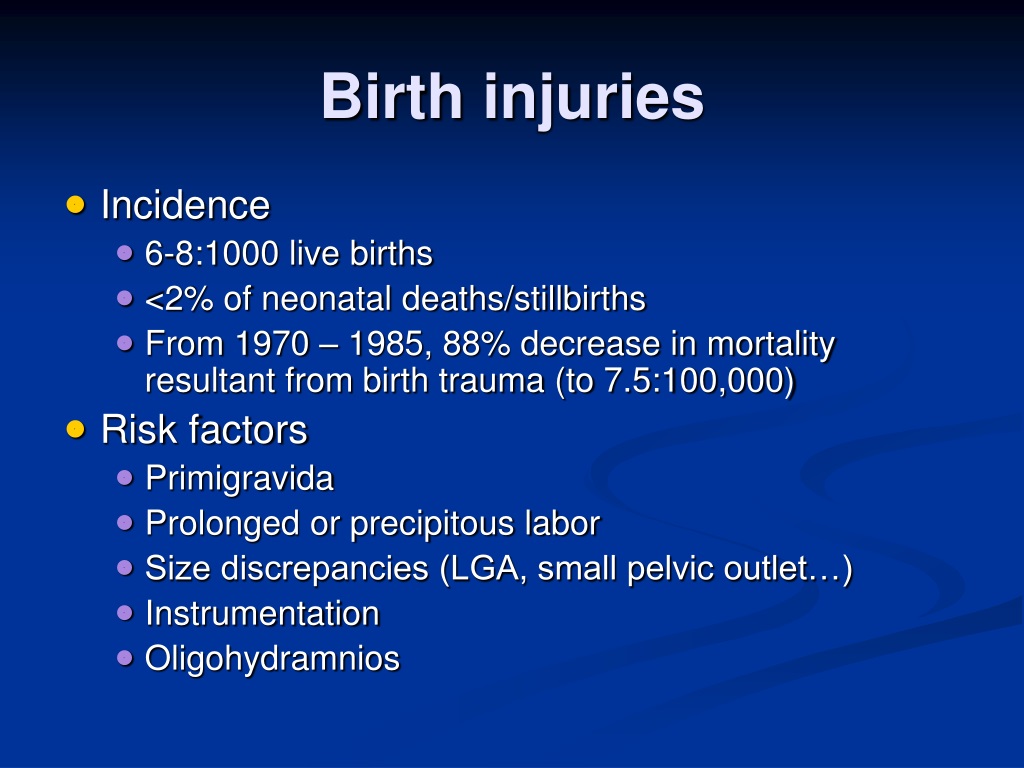 PPT Birth Trauma PowerPoint Presentation, free download ID9307623