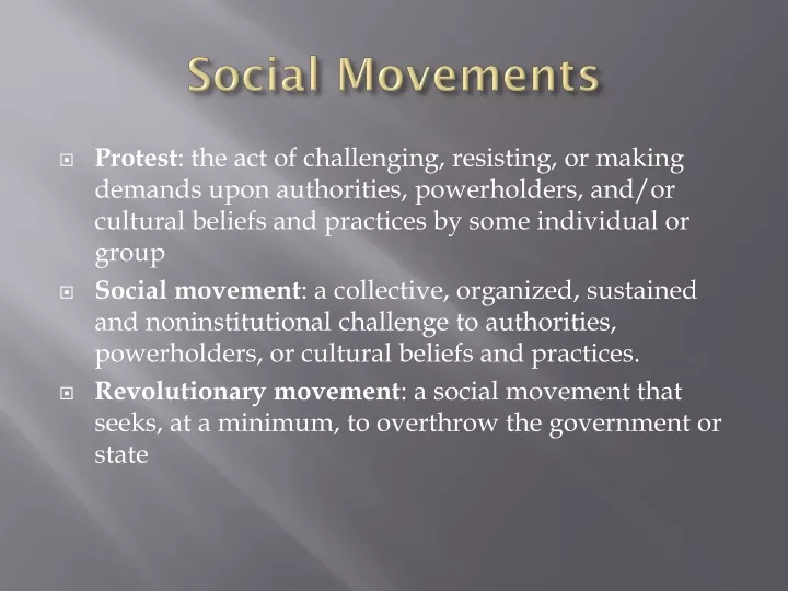 social movements n.