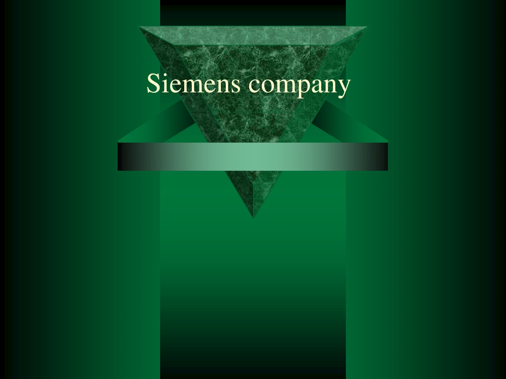 siemens company presentation ppt