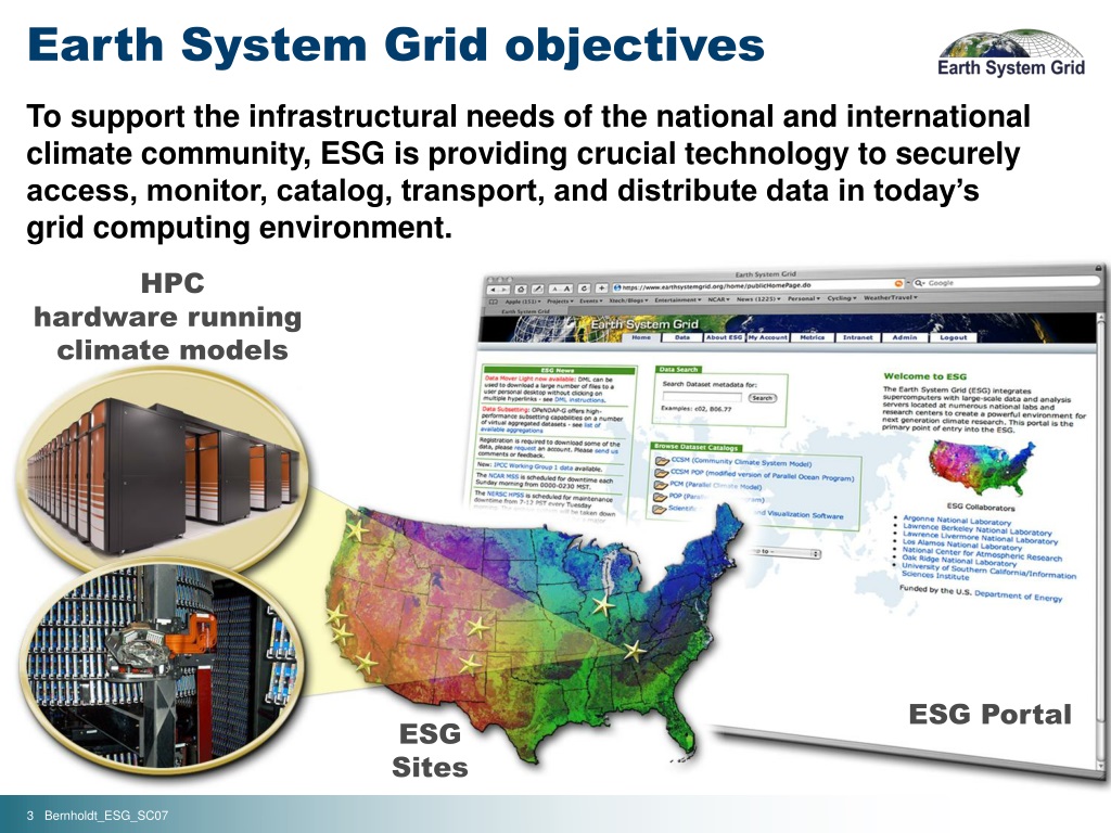 PPT - The Earth System Grid: Turning Climate Datasets Into Community ...