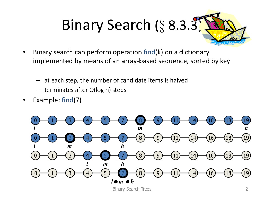 PPT PartD1 Binary Search Trees PowerPoint Presentation, free