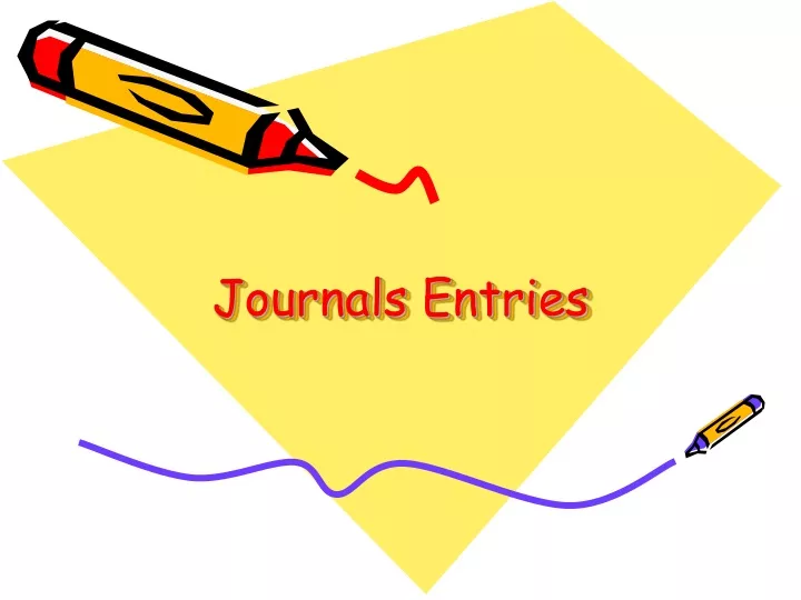 journals entries n.