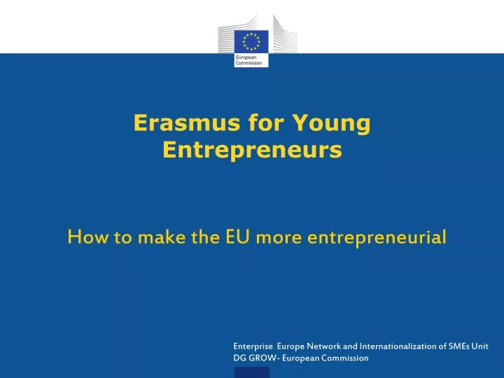 erasmus for young entrepreneurs n.